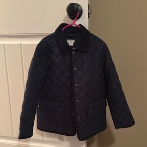 Crewcuts Black Puffer Jacket with Quilted Design